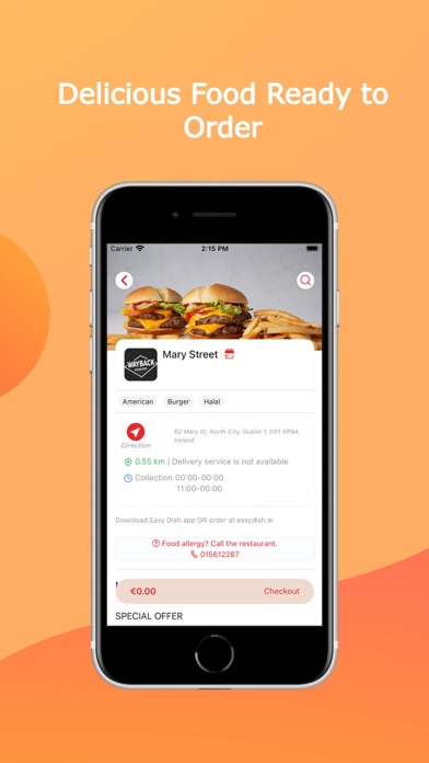 Wayback Burgers Ireland Screenshot