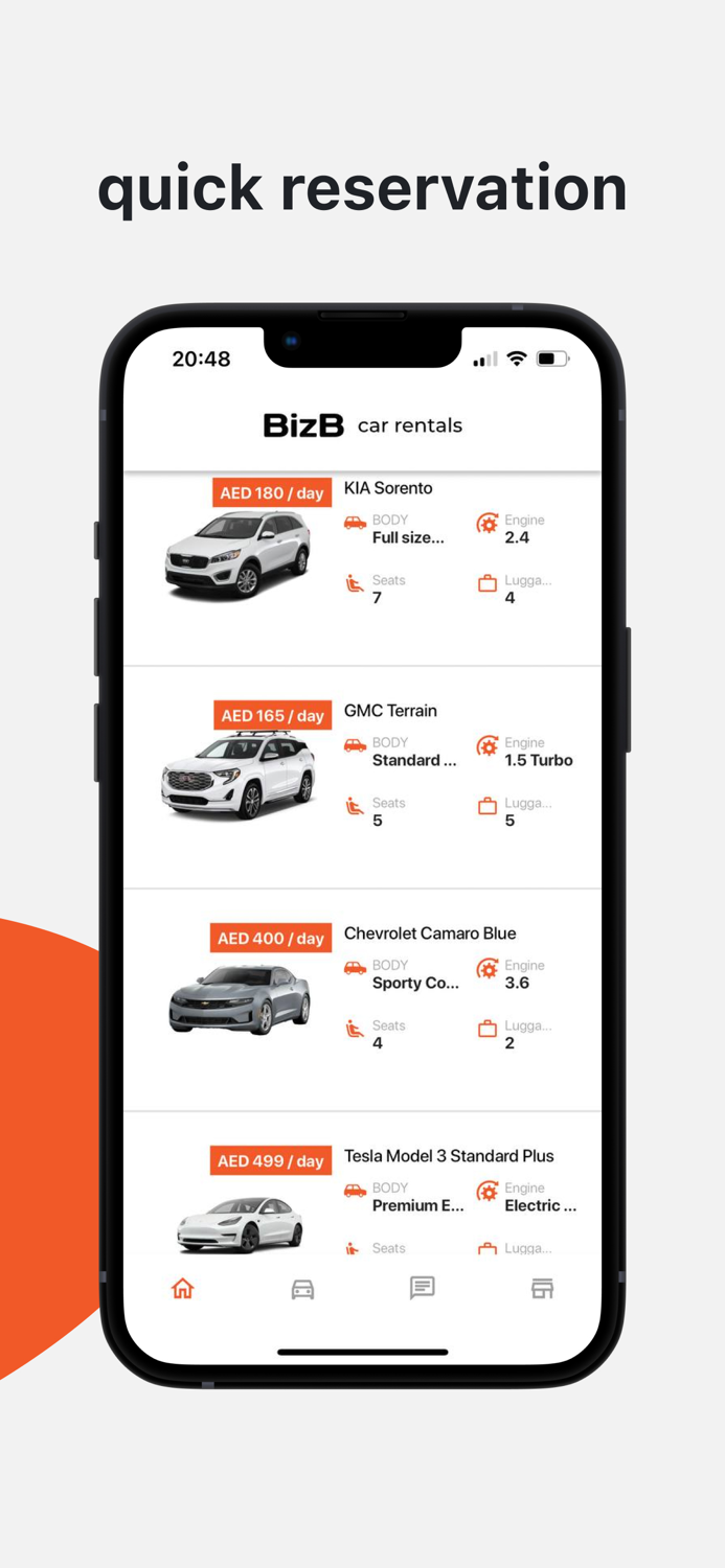 BizB Car Rentals in Dubai