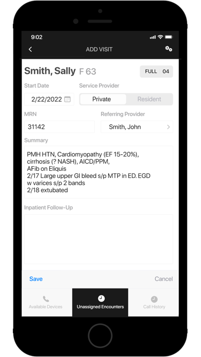 DPACC Telemedicine Provider Screenshot