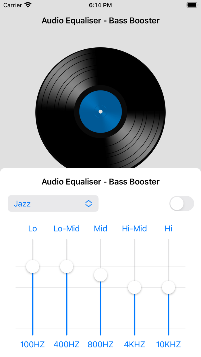Audio Equaliser