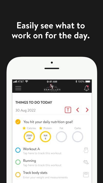Servellon Fitness App