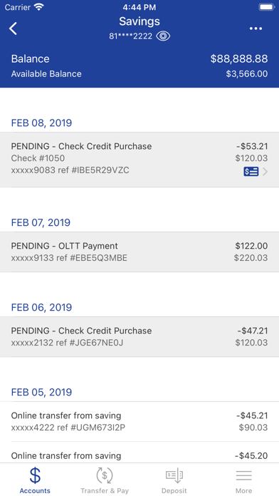 American Bank Baxter Personal Screenshot