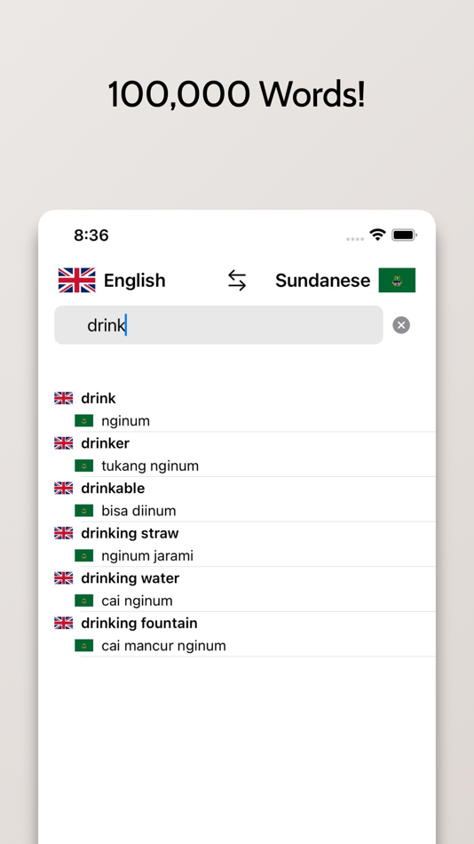 #3. Sundanese-English Dictionary (iOS) Podle: FB PUBLISHING LLC
