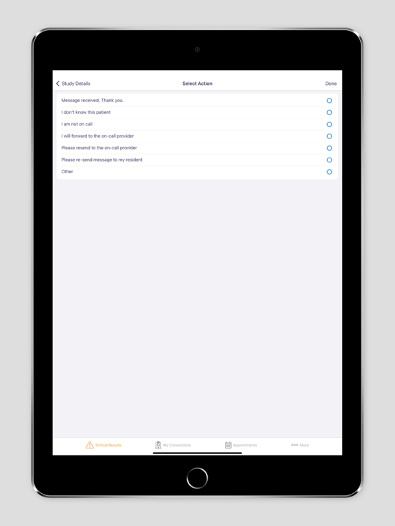 CarePassportMD iPad screenshot 4 - Medical app