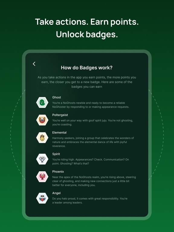 NoGhosts - IRL Simplified iPad screenshot 2 - Productivity app