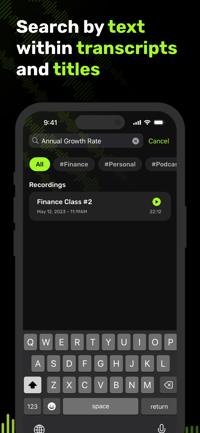 VoiceRec AI Vocal Recorder