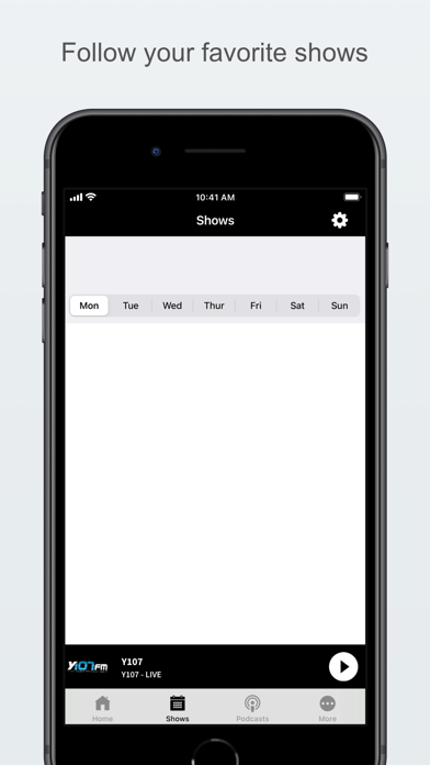 Y107 - 106.9 FM Screenshot