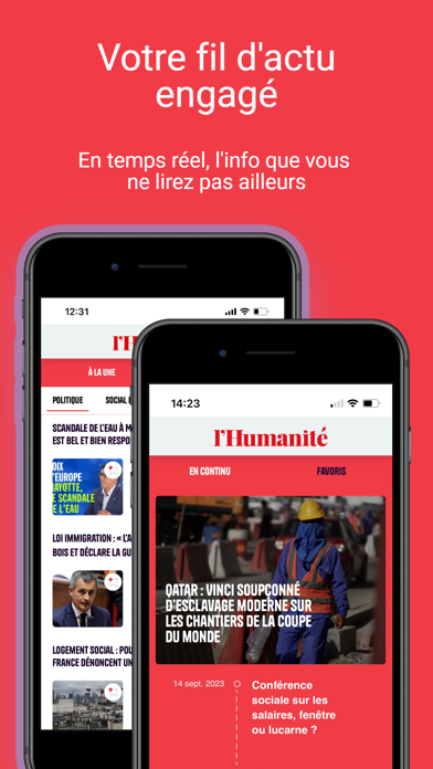 L'Humanité - Le Journal Screenshot