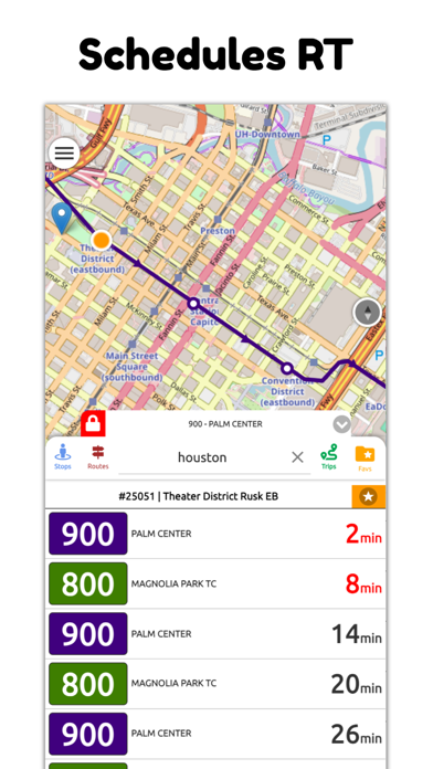 Houston Transit Metro Screenshot