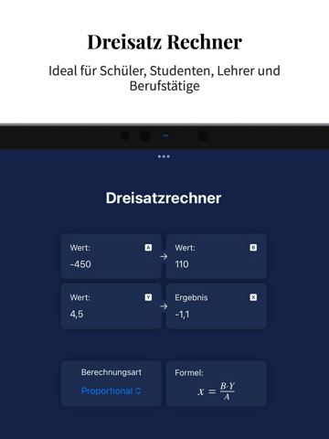 Dreisatz Rechner Proのおすすめ画像1