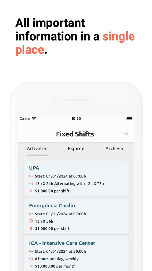 #4. Smart Time The Easy Shift (iOS) 由: Vertical Mobi