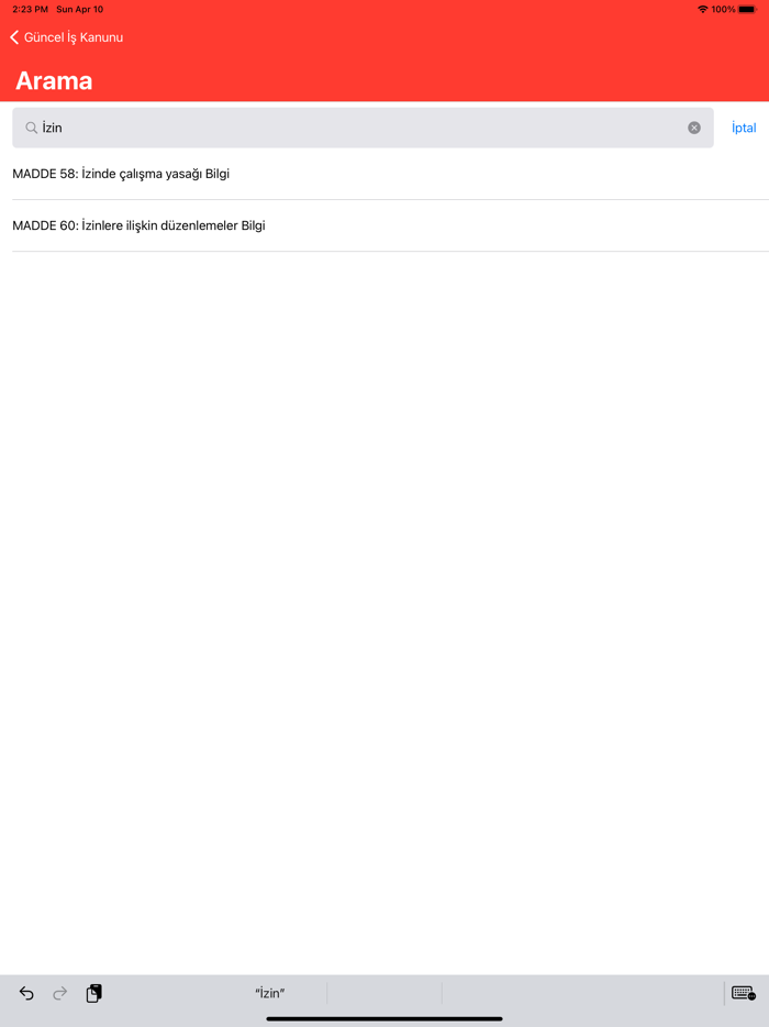 Güncel İş Kanunu
