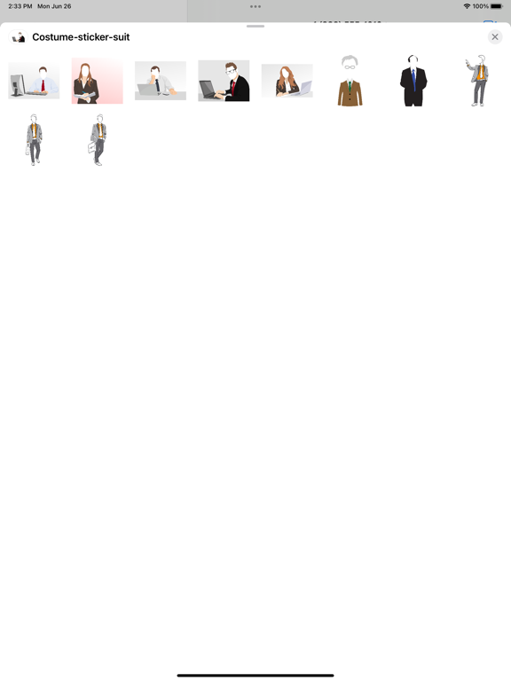 Screenshot #4 pour Costume autocollant Costume