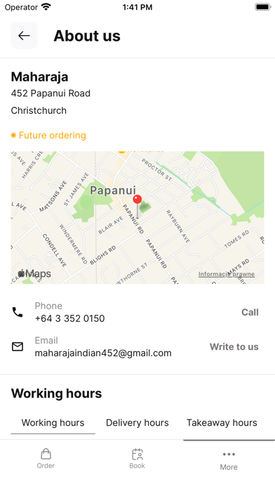 Maharaja Indian Restaurant Screenshot