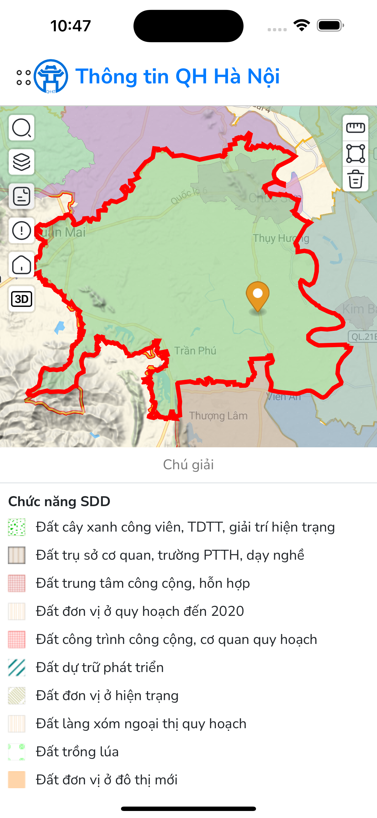 Thông tin quy hoạch
