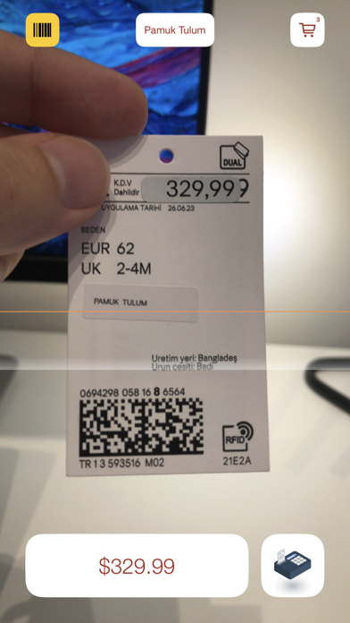 Cashier AR Screenshot