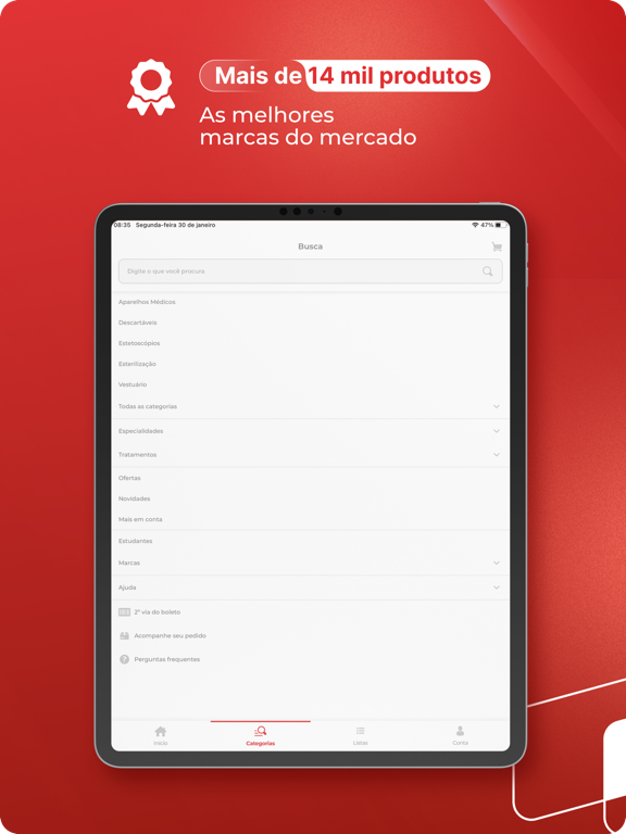 Utilidades Clinicas iPad screenshot 5 - Shopping app