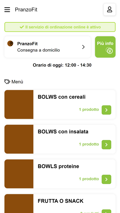 PranzoFit Screenshot