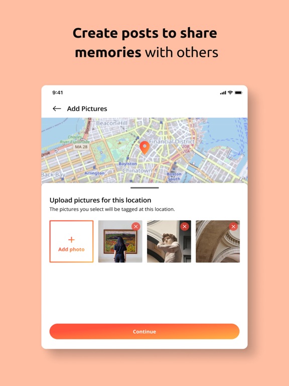 Pincation iPad screenshot 4 - Social Networking app