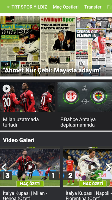 TRT Spor Screenshot