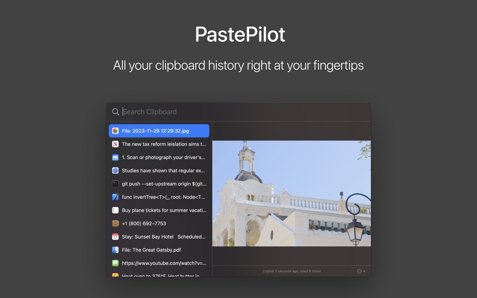 #1. PastePilot - Clipboard History (macOS) 由: Potential not Limited
