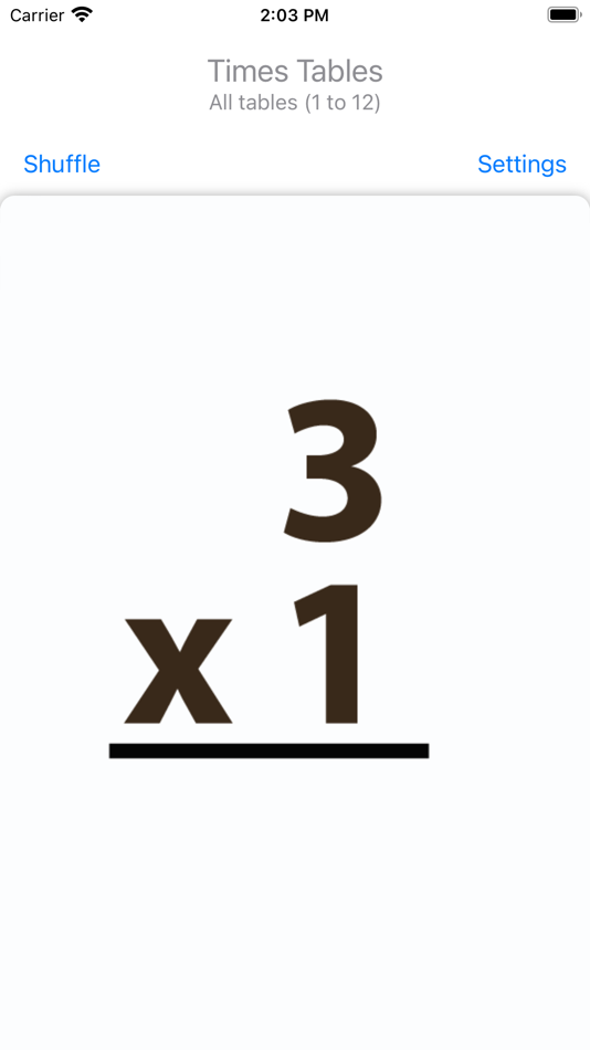 #3. Deck Of Multiplication Cards (iOS) 由: Maria Zamora