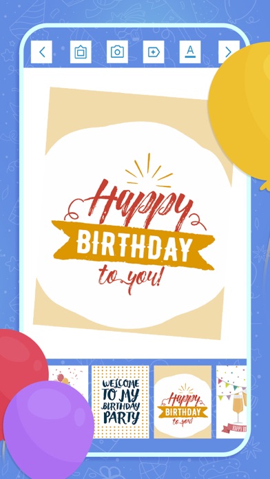Happy Birthday, Cards Maker Screenshot