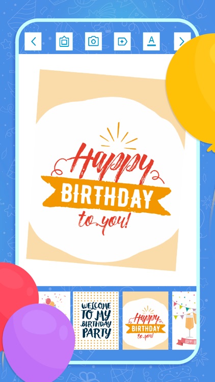 Happy Birthday, Cards Maker screenshot-4