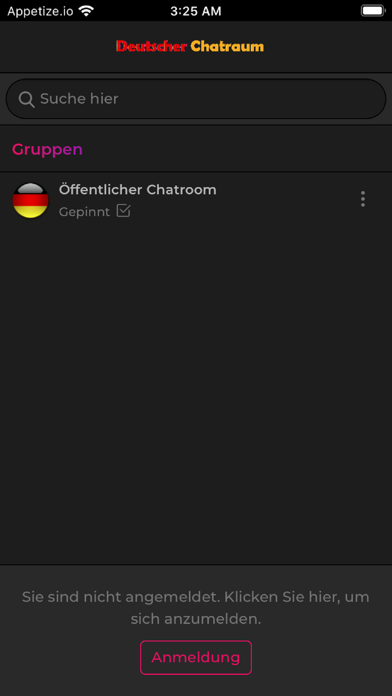 Deutscher Chatraum Screenshot