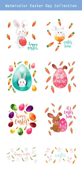 Game screenshot Watercolor Easter Day Stickers hack