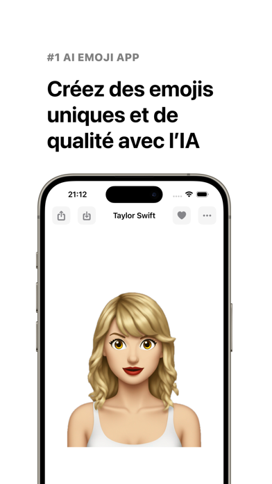 Screenshot #1 pour Aimoji - AI Emojis