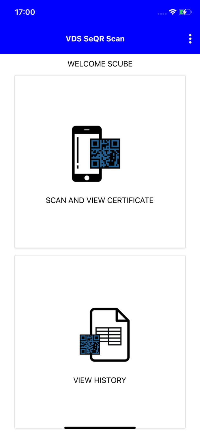 VDS SeQR Scan
