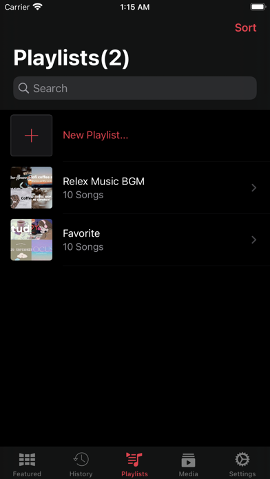 Muda - Powerful music player Screenshot