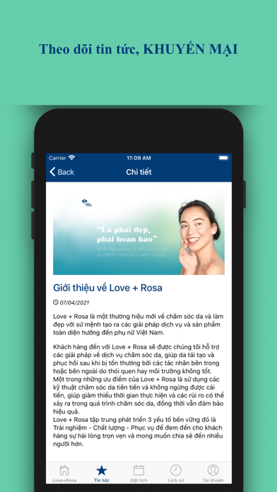 Love + Rosa Beauty Spa Screenshot