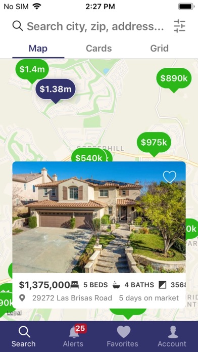 California Home Finder Screenshot