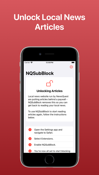 NQSubBlock - Block Sub Banner Screenshot