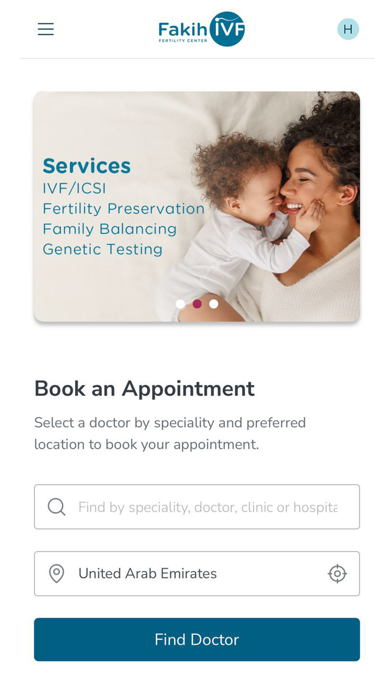 Fakih IVF Screenshot