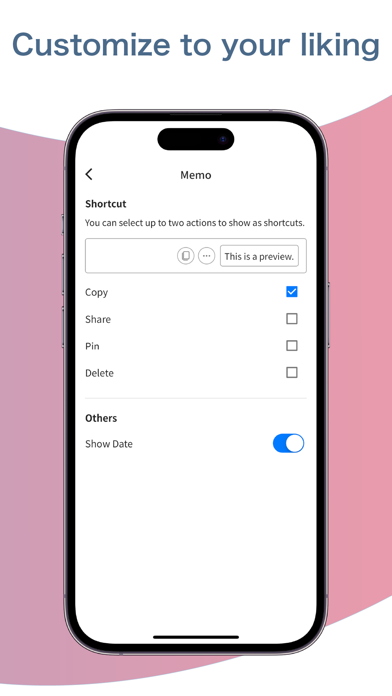 ShortMemo - Idea, Draft, etc. Screenshot