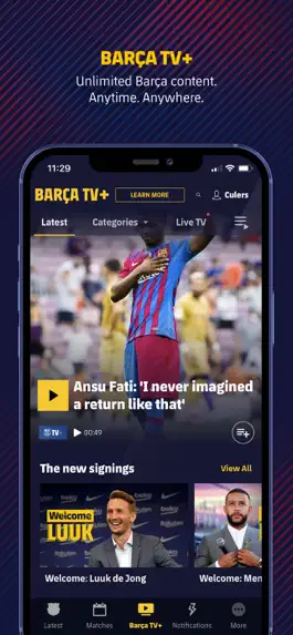 Game screenshot FC Barcelona Official App hack