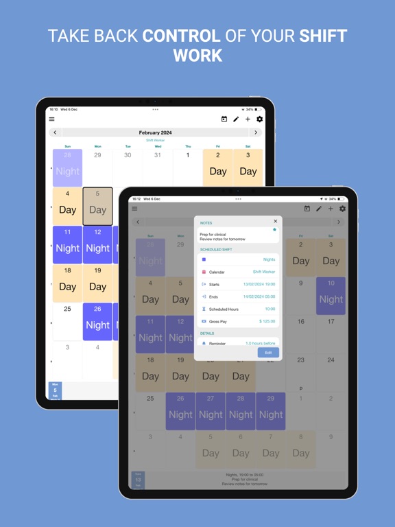 My Shift Planner - Calendarのおすすめ画像2