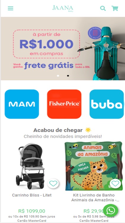 Jaana Baby - Compre pelo app