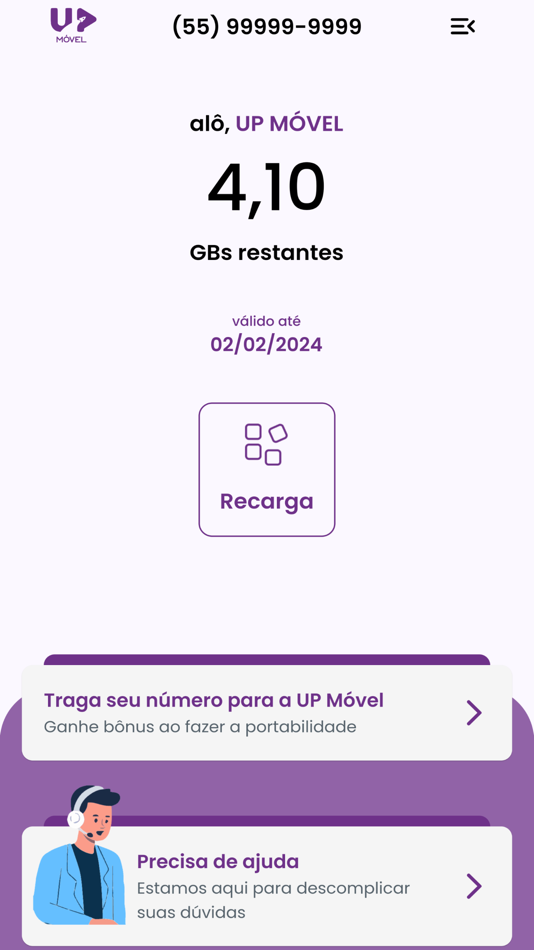#2. UP Móvel (iOS) 由: Contel Telecom