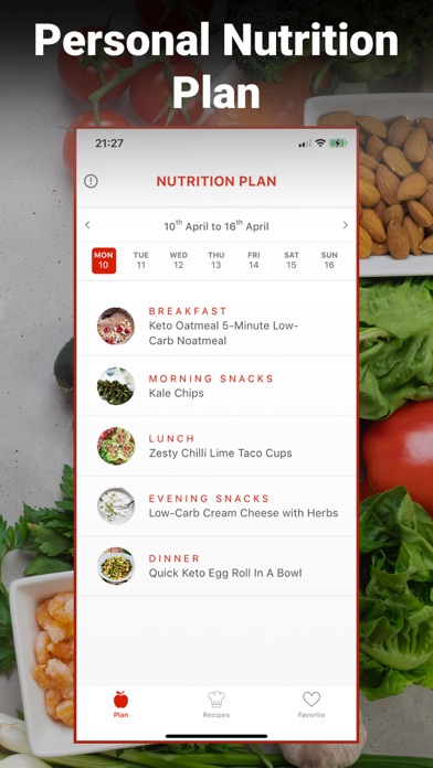 Keto Diet Plan for 30 Days Screenshot