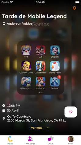 Game screenshot Coro - Unete a eventos apk