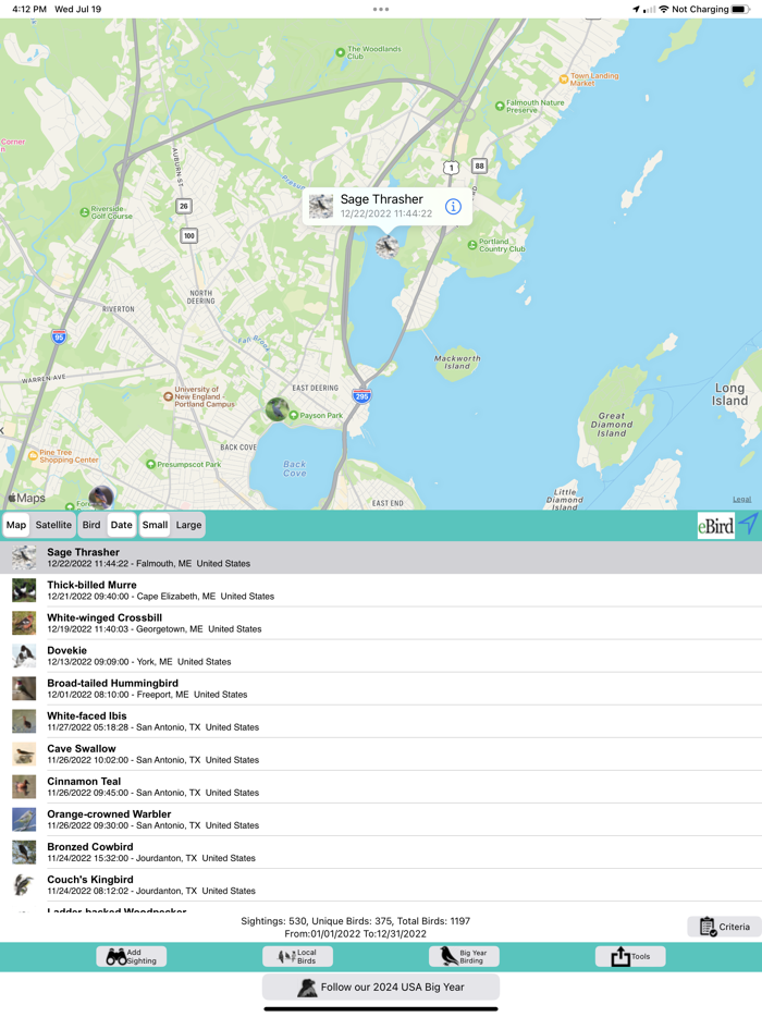 Big Year Birding ABA