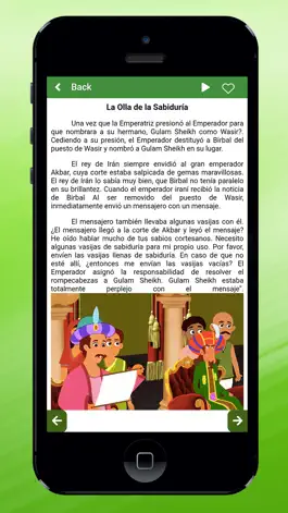 Game screenshot Spanish kids story with audio apk