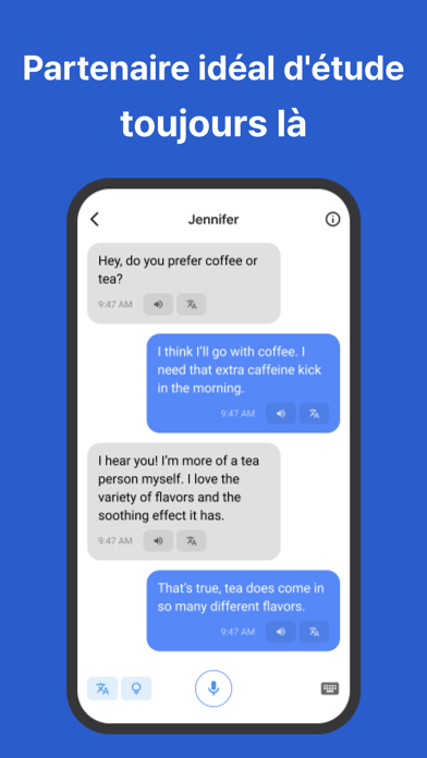 Screenshot #2 pour Any: AI Tuteur de Conversation