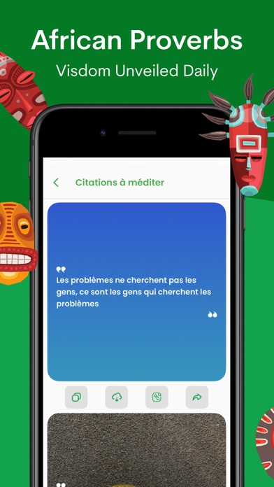 African Proverbs and Quotes Screenshot