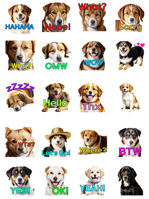 Screenshot #5 pour Golden Puppy Stickers