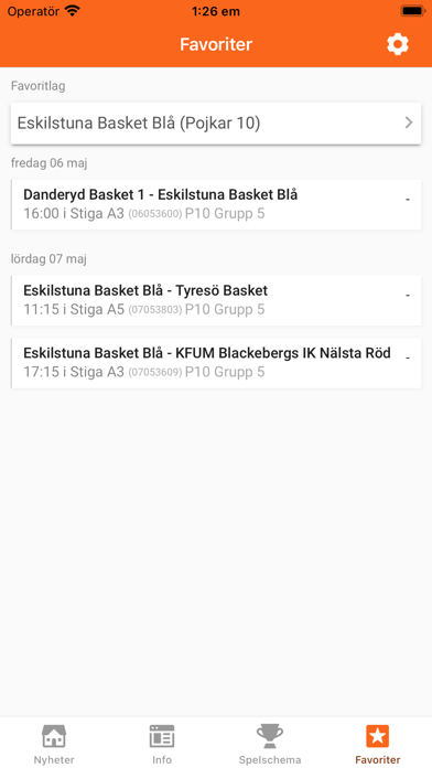 Eskilstuna Basket Cup Screenshot